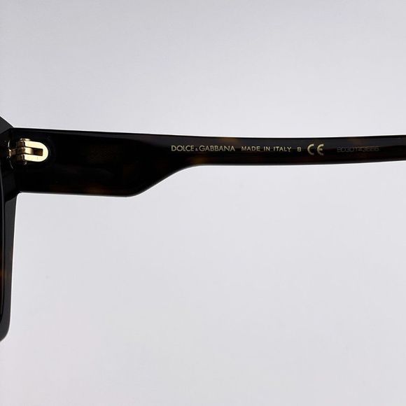 D&G DG4384 502/13 Sunglasses Havana Brown Square Women - Picture 7 of 10